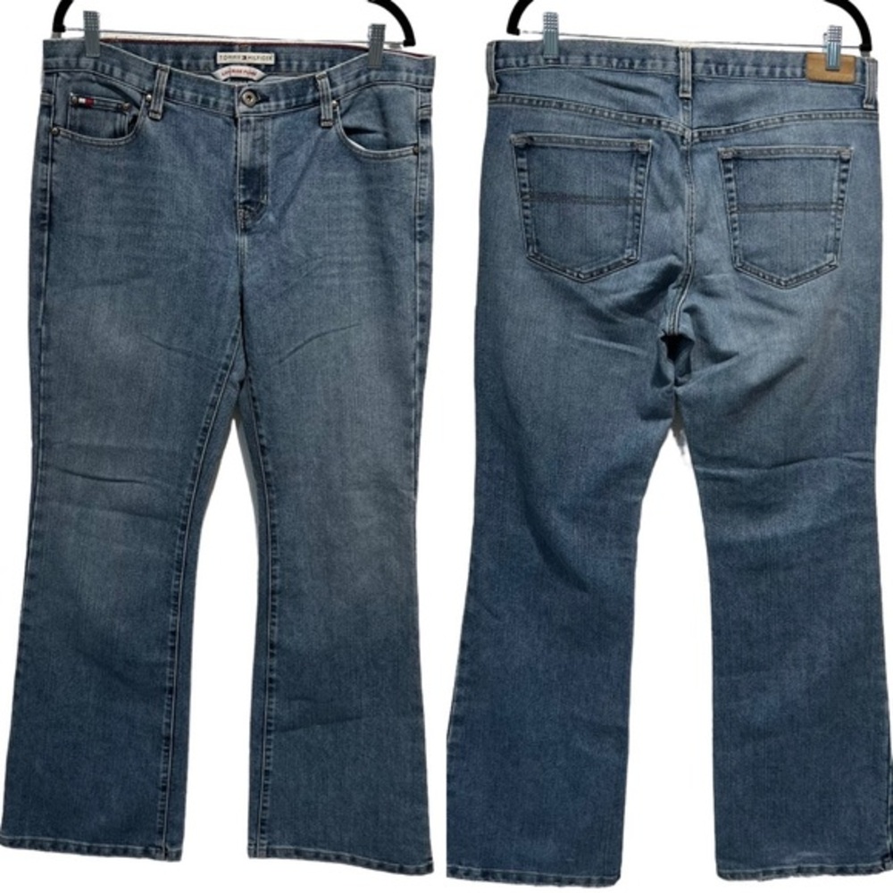 Tommy Hilfiger Vintage Y2K Low Rise Flare Denim Jeans